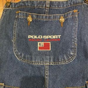 Vintage Ralph Lauren Polo Sport overalls 34 x 32 made in USA